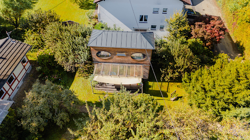 Das Zinipi von oben — Drohnenaufnahme